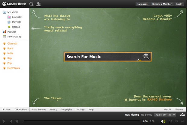 Grooveshark Screenshot