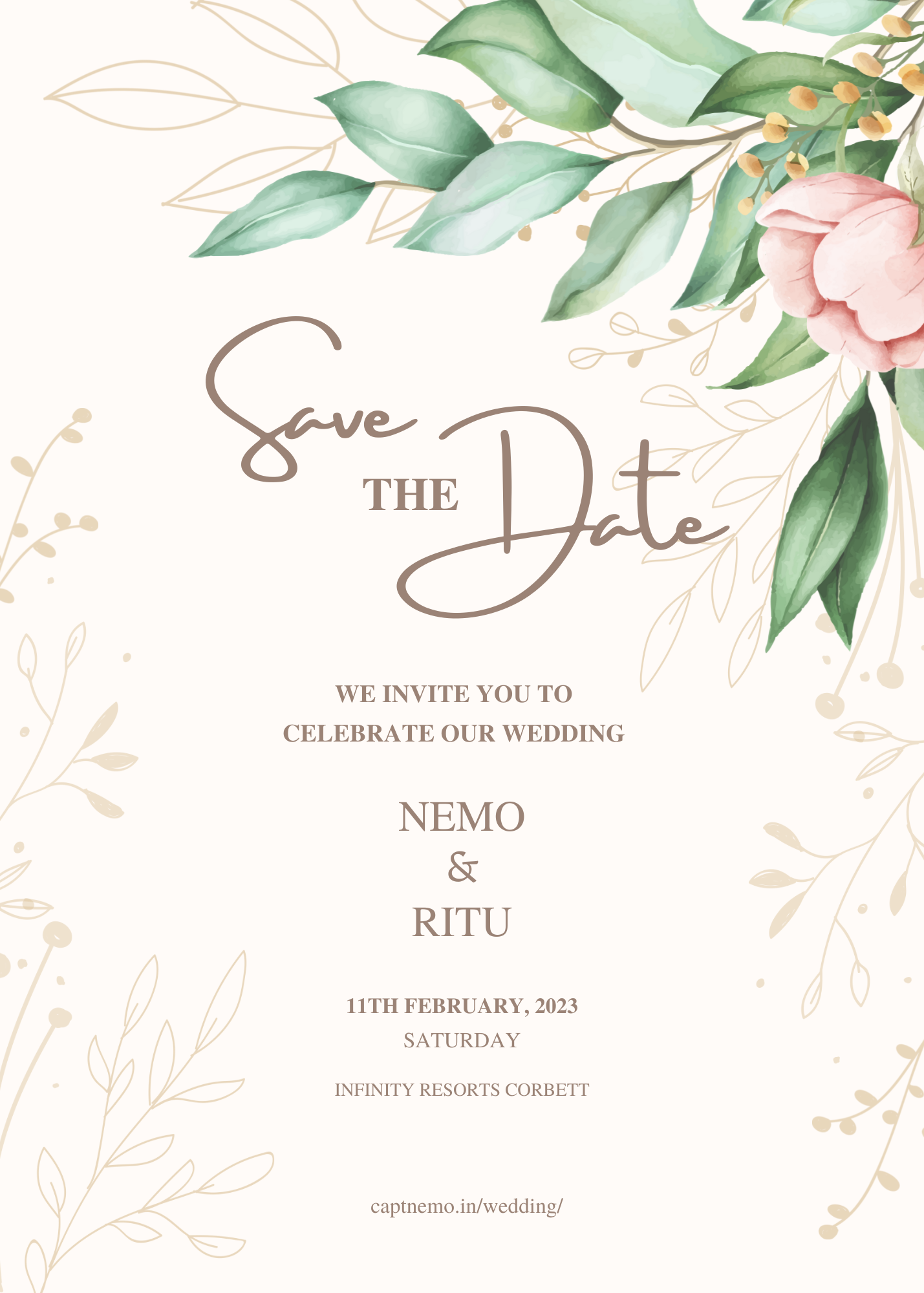 wedding invite